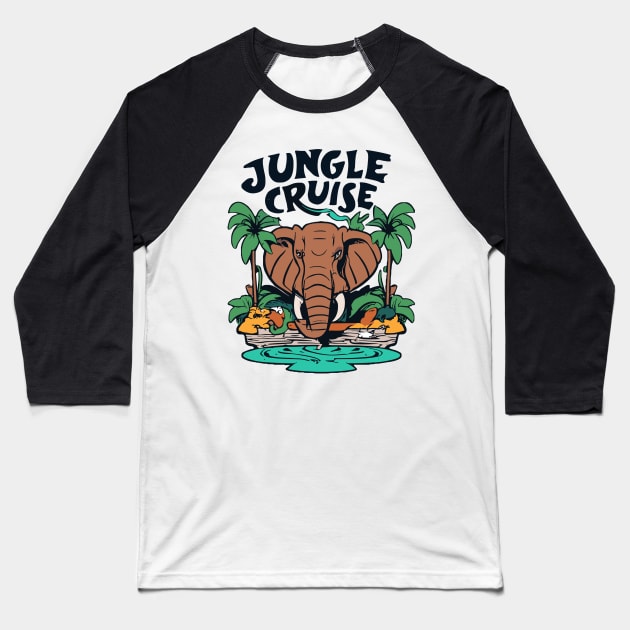 Jungle Cruise Baseball T-Shirt by InspiredByTheMagic